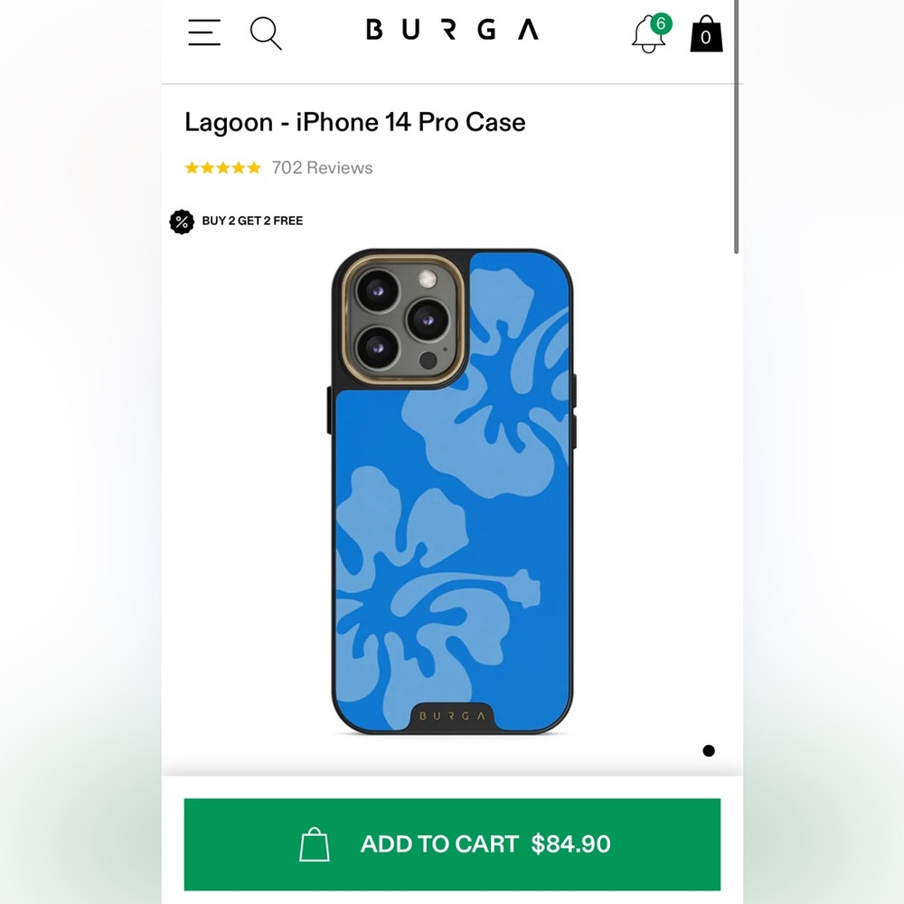 iPhone 14 pro Burga Phone Case